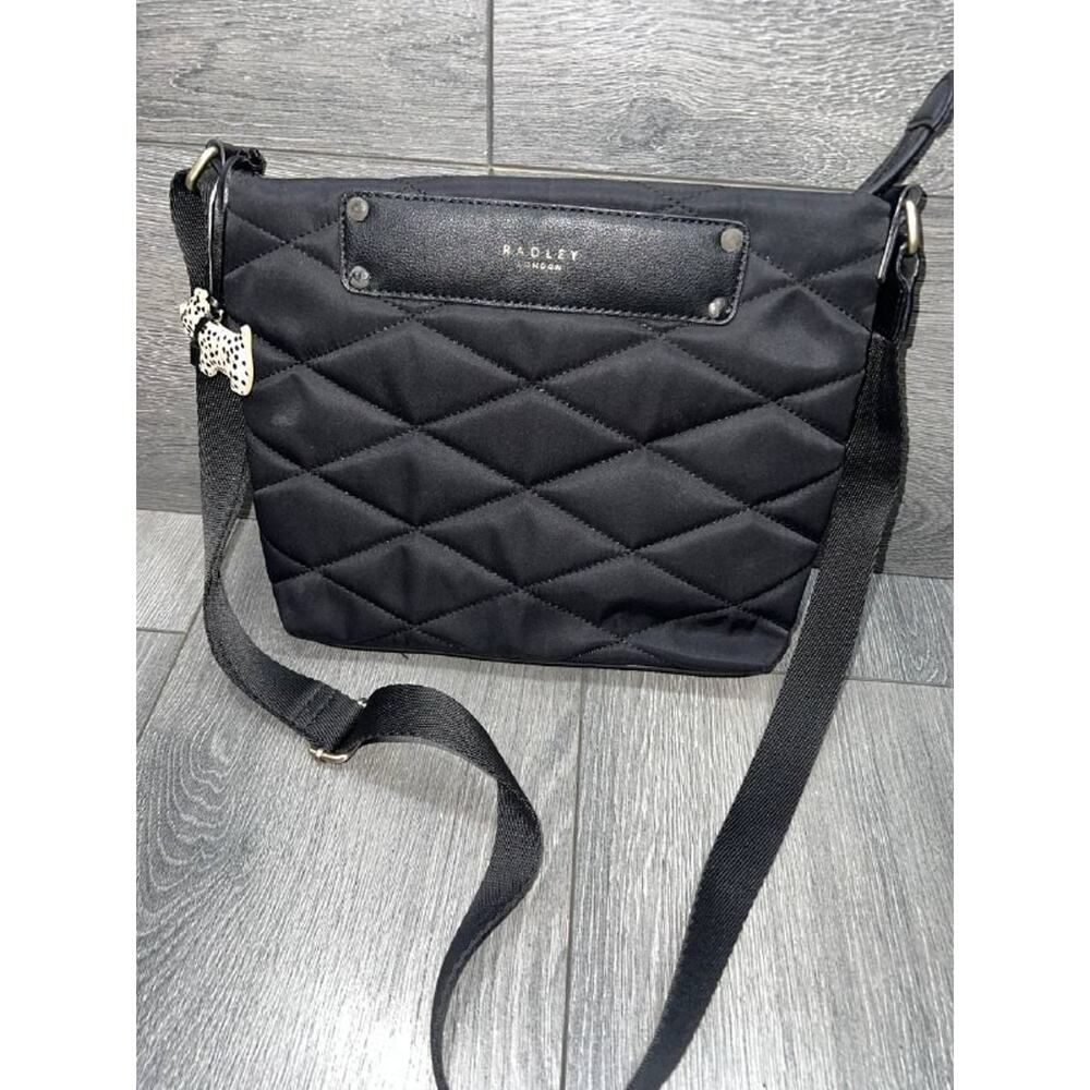 Radley Charleston Quilted Medium CrossBody Bag Black A000747
